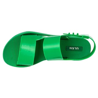 Foto 2 | Sandalias Top Moda Verdes para Mujer