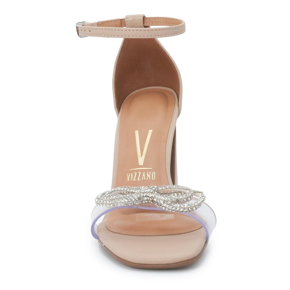 Foto 4 pulgar | Sandalias de Tacón Vizzano Beige para Mujer