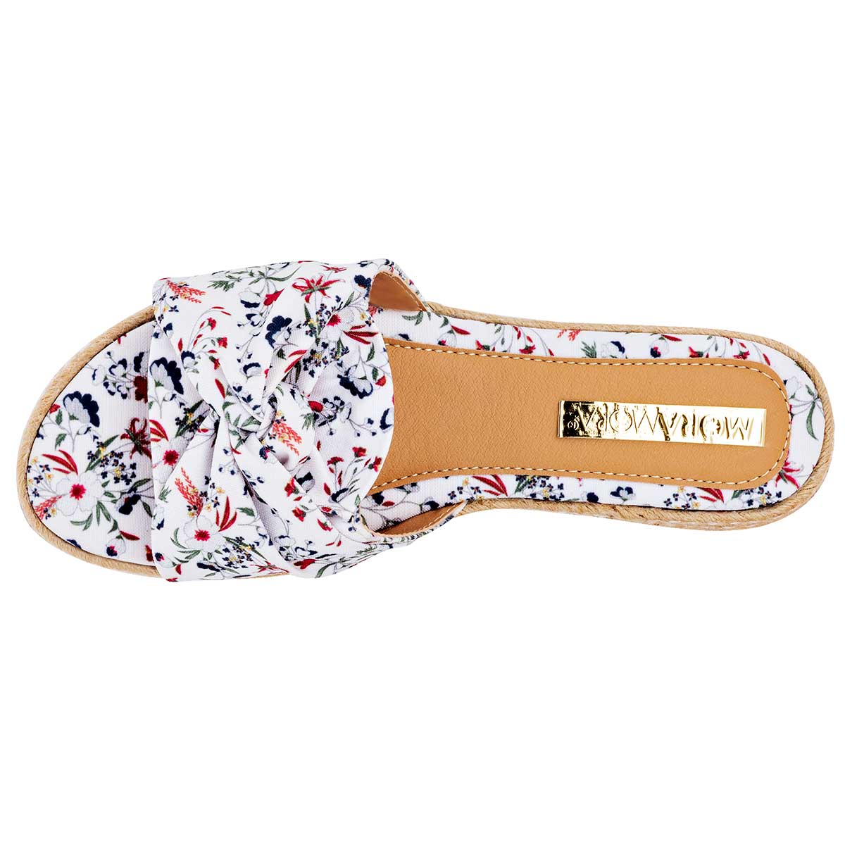 Foto 3 pulgar | Sandalias Moramora Blancas para Mujer