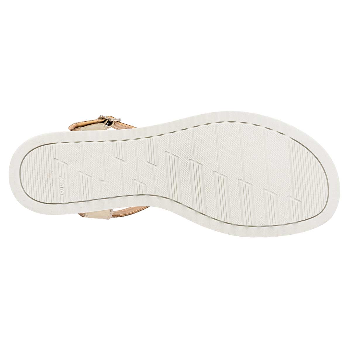 Foto 4 pulgar | Sandalias Jeans Shoes Doradas para Mujer