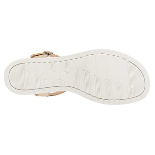 Foto 3 | Sandalias Jeans Shoes Doradas para Mujer