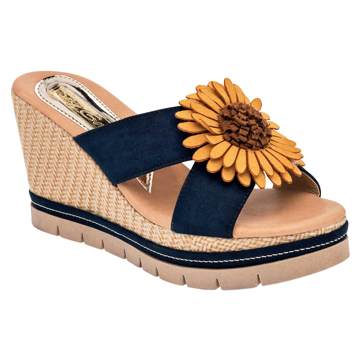 Sandalias Sexy Girl 101955-1 Azul Marino para Mujer