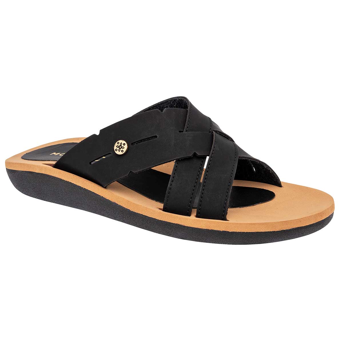Sandalia Mora Tierra Código 117054-1 color Negro para Mujer
