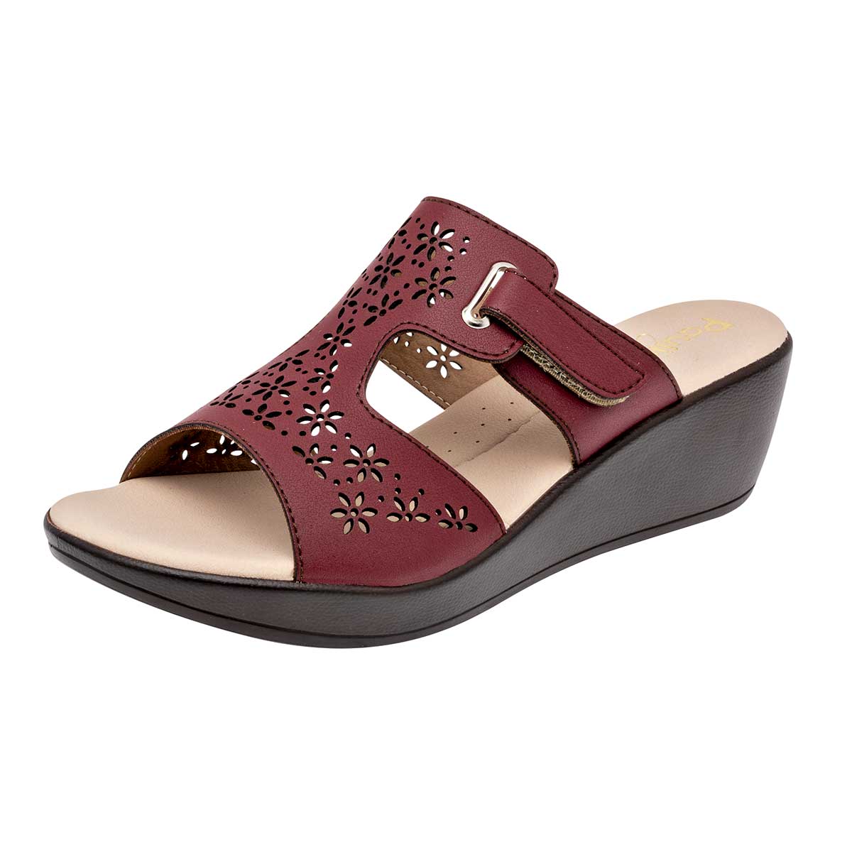 Foto 2 pulgar | Sandalias Paulie Vino para Mujer