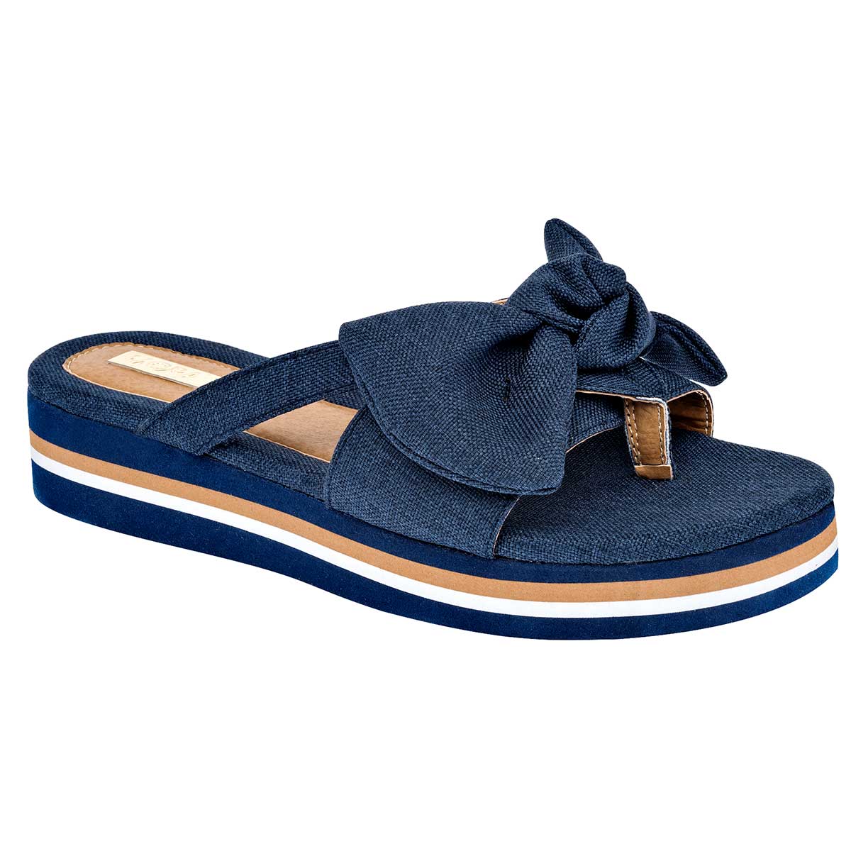 Foto 2 pulgar | Sandalias MoraMora Marino para Mujer