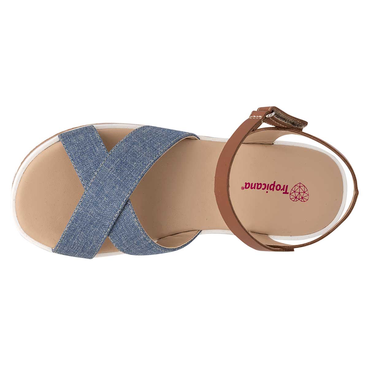 Foto 2 | Sandalias Tropicana 117333-2 Azul Marino