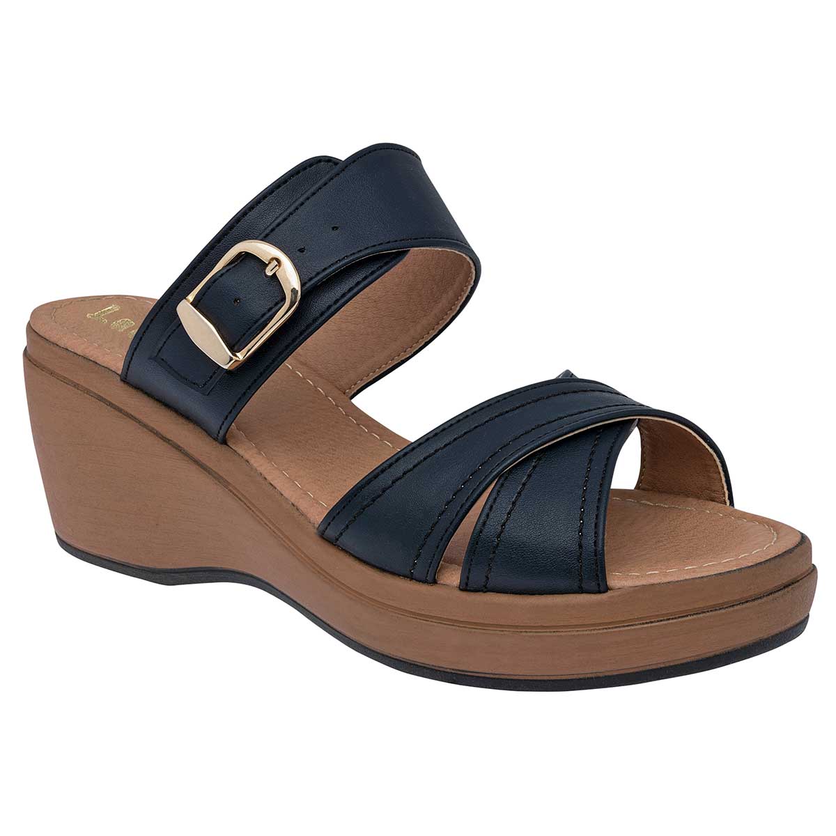 Foto 2 pulgar | Sandalias Lady One Marino para Mujer
