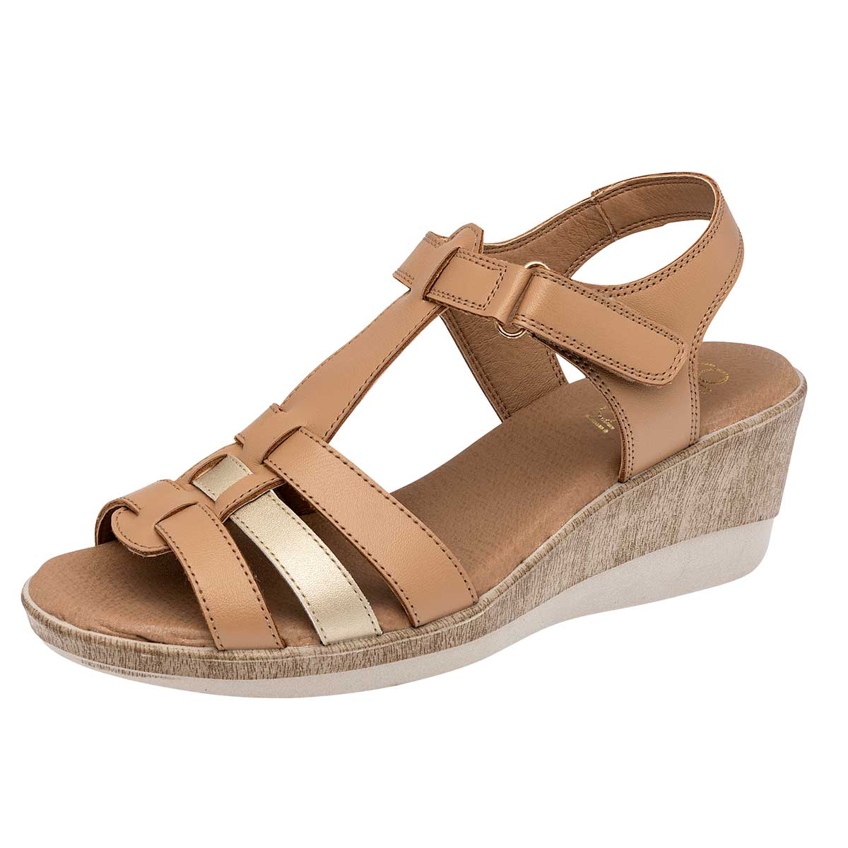 Foto 2 pulgar | Sandalia Felker Beige Código 108724-1 para Mujer