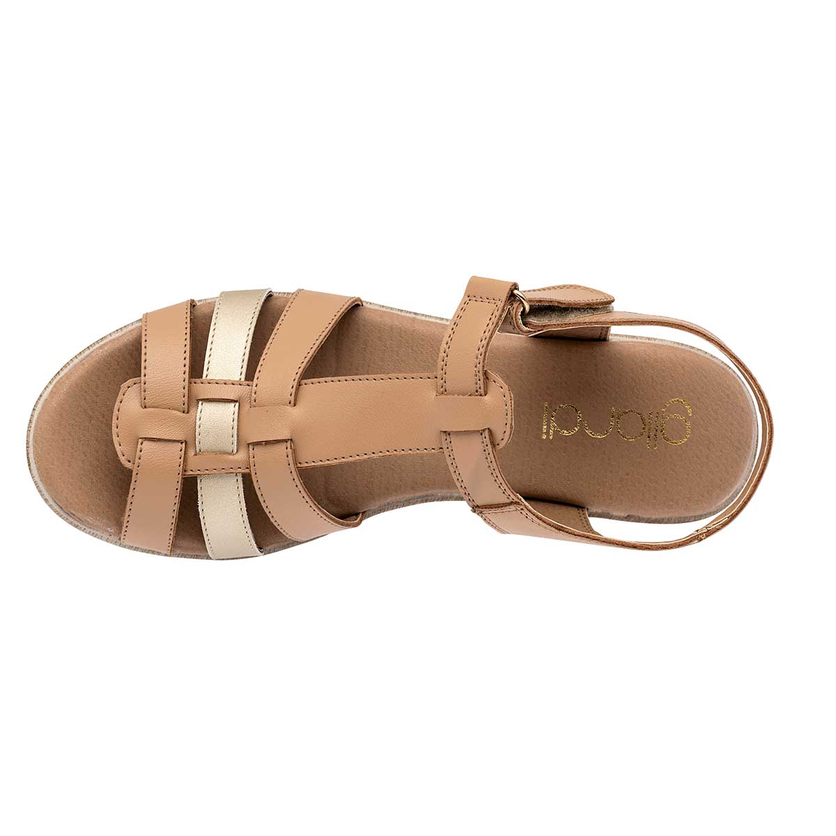 Foto 3 pulgar | Sandalia Felker Beige Código 108724-1 para Mujer