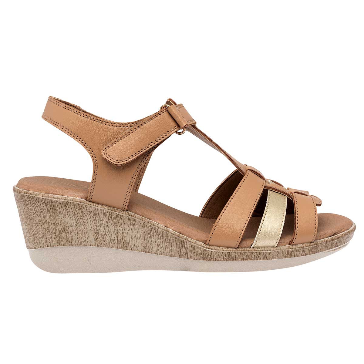 Foto 4 pulgar | Sandalia Felker Beige Código 108724-1 para Mujer