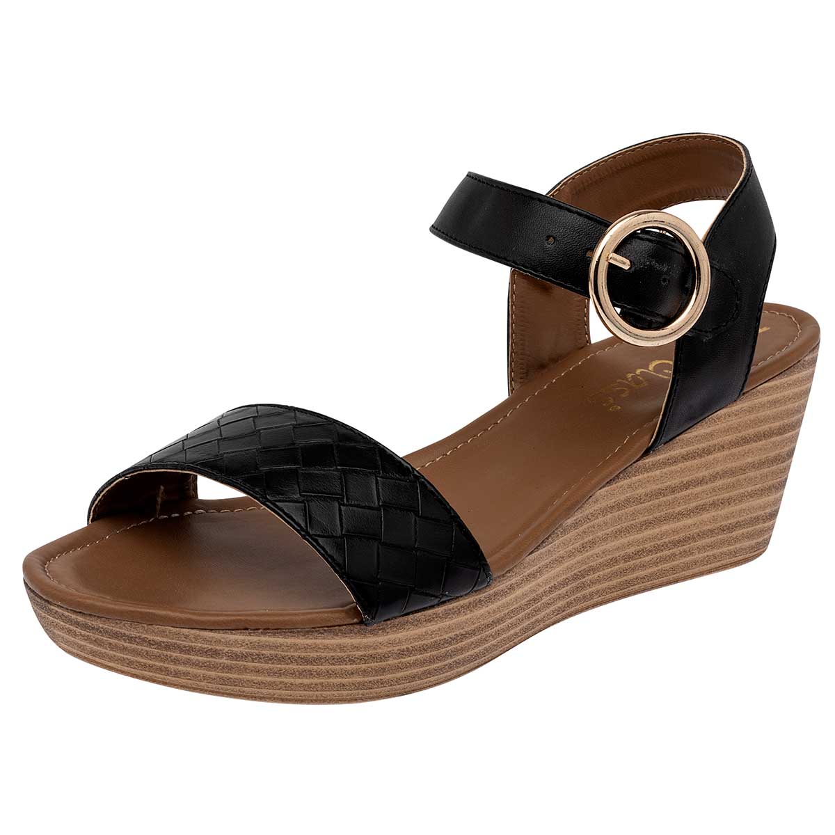 Sandalias Been Class 109675-1 Negras para Mujer