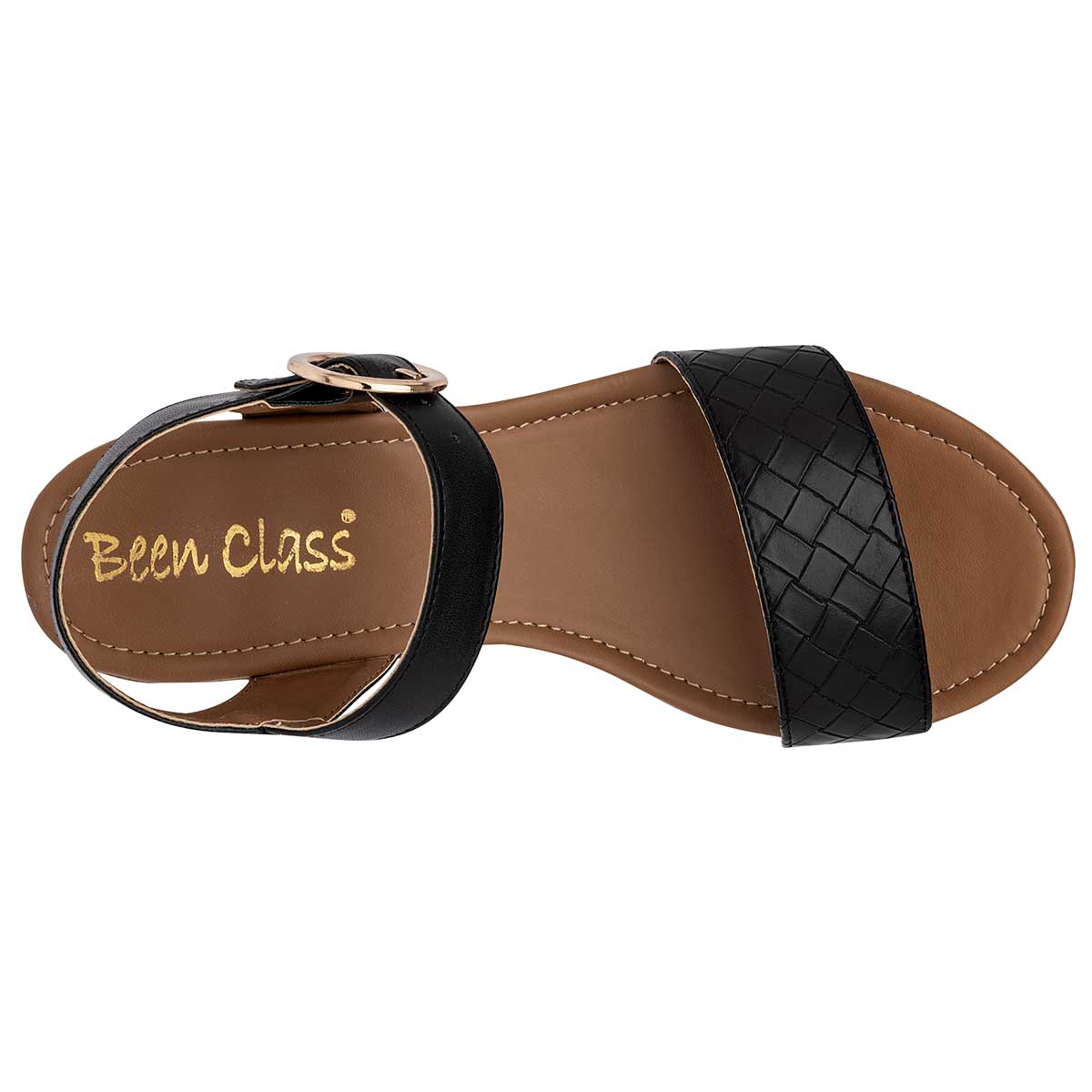 Foto 2 | Sandalias Been Class 109675-1 Negras para Mujer