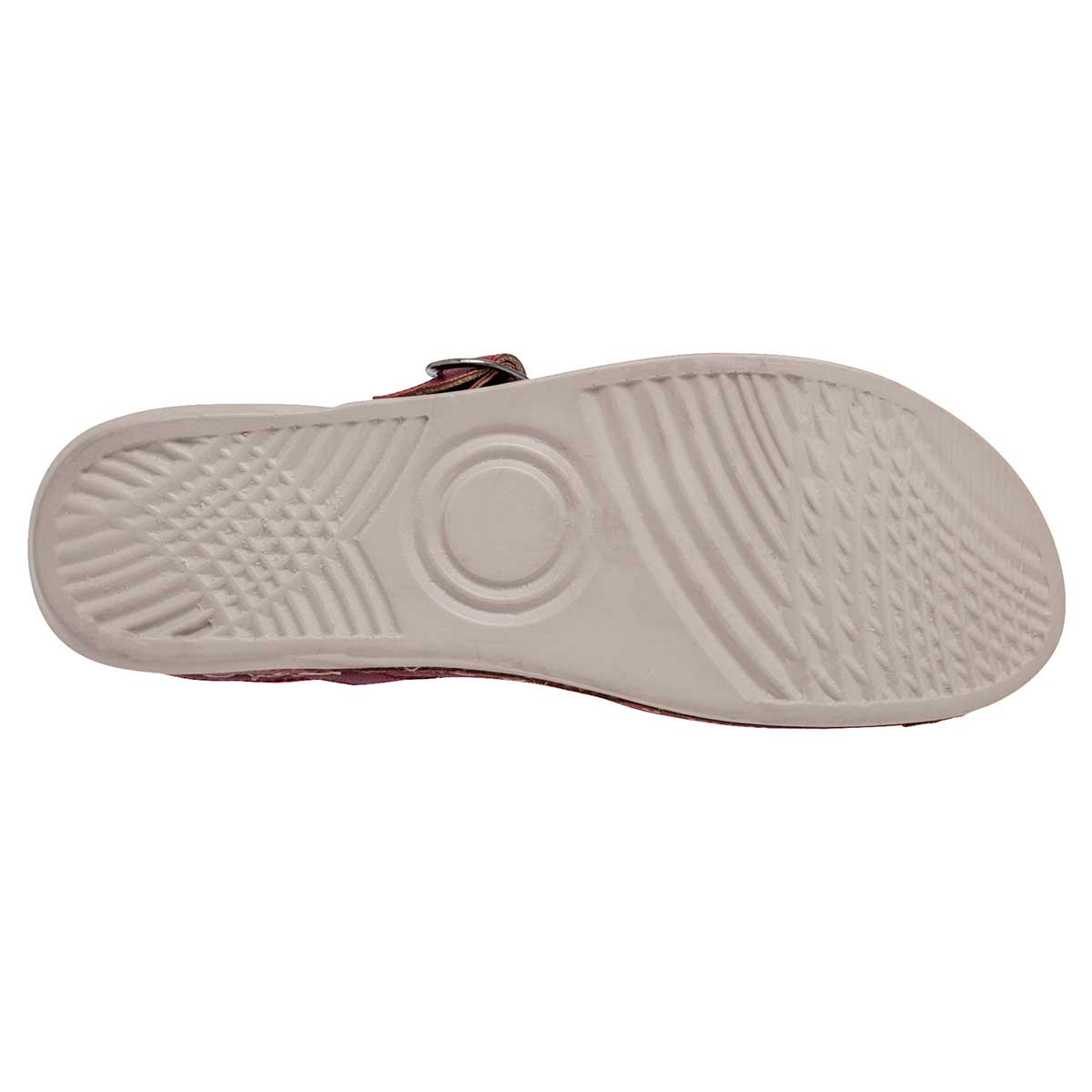 Foto 4 pulgar | Sandalia para Mujer Mora Confort color Vino 112216-1