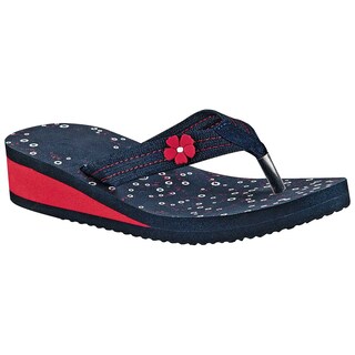 Foto 1 | Sandalia para Mujer Sideletas Azul 30155-1