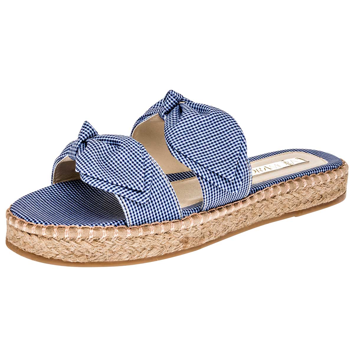 Foto 2 pulgar | Sandalias Moramora 84519-1 Azul Marino para Mujer