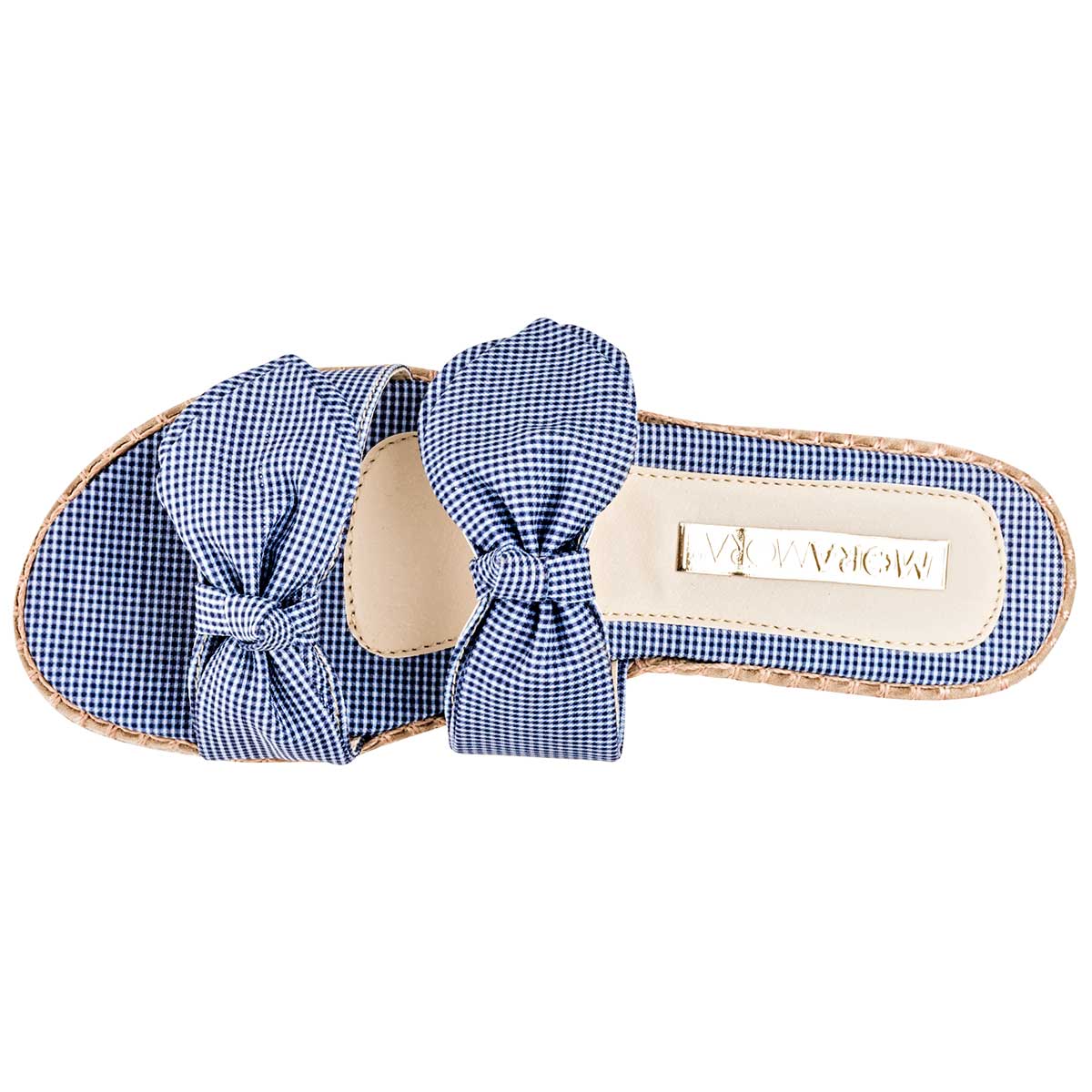 Foto 3 pulgar | Sandalias Moramora 84519-1 Azul Marino para Mujer