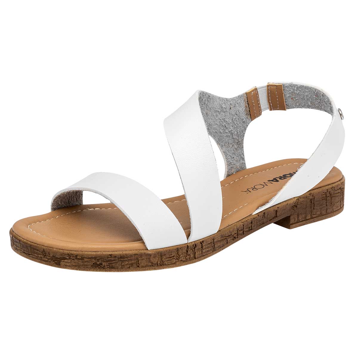 Sandalias Moramora 117067-1 Blancas para Mujer