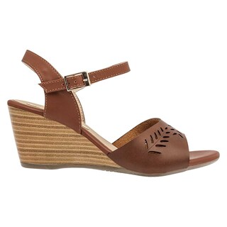 Foto 3 | Sandalias Paulie 117203-1 Cafés para Mujer