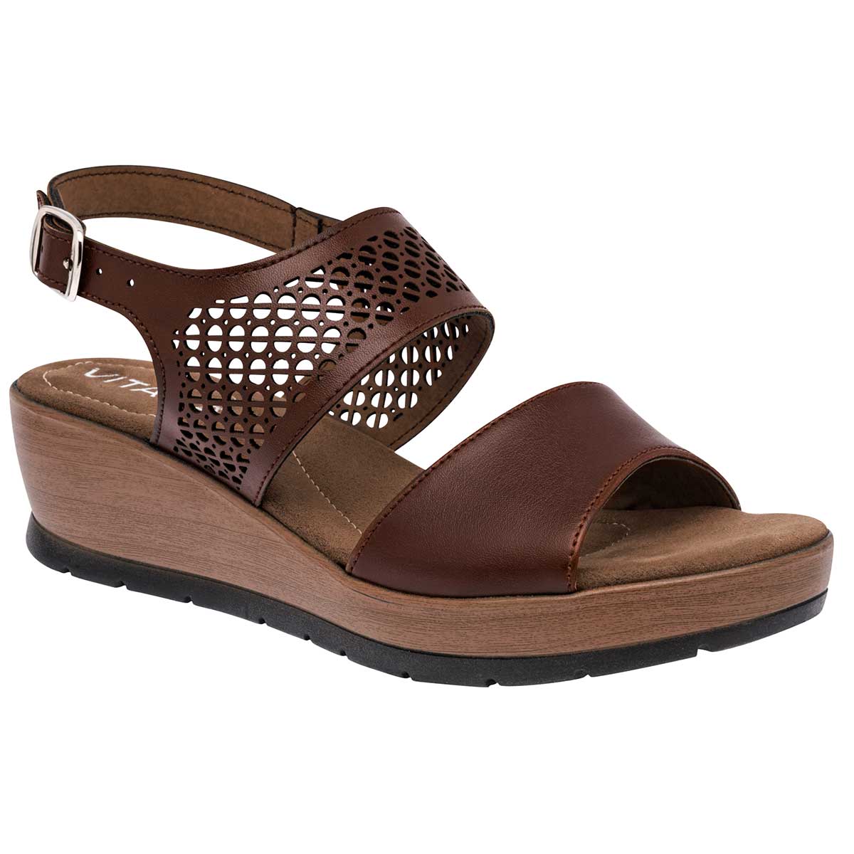 Sandalias Vitalia 109461-1 Cafés para Mujer