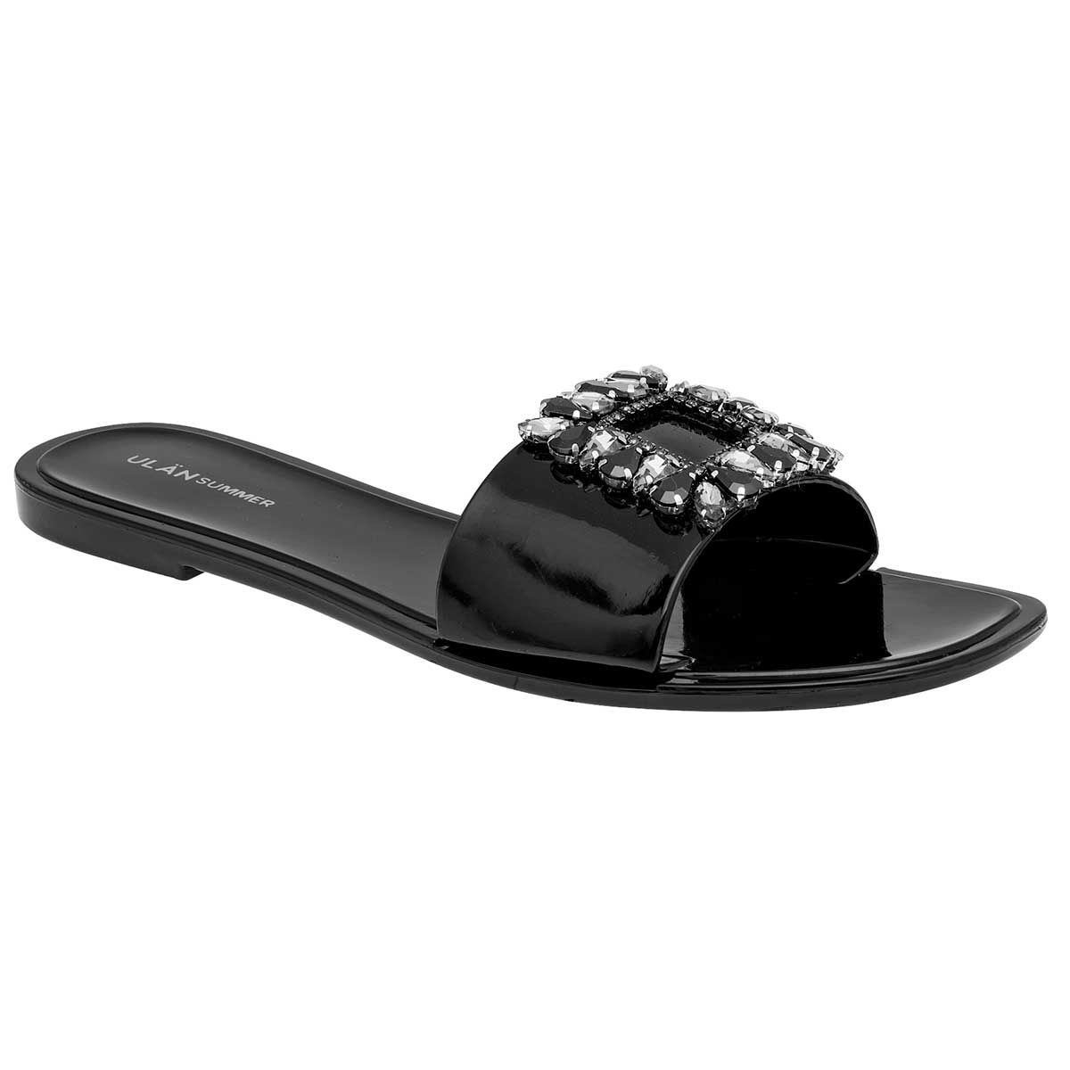 Foto 2 pulgar | Sandalias Top Moda Negras para Mujer