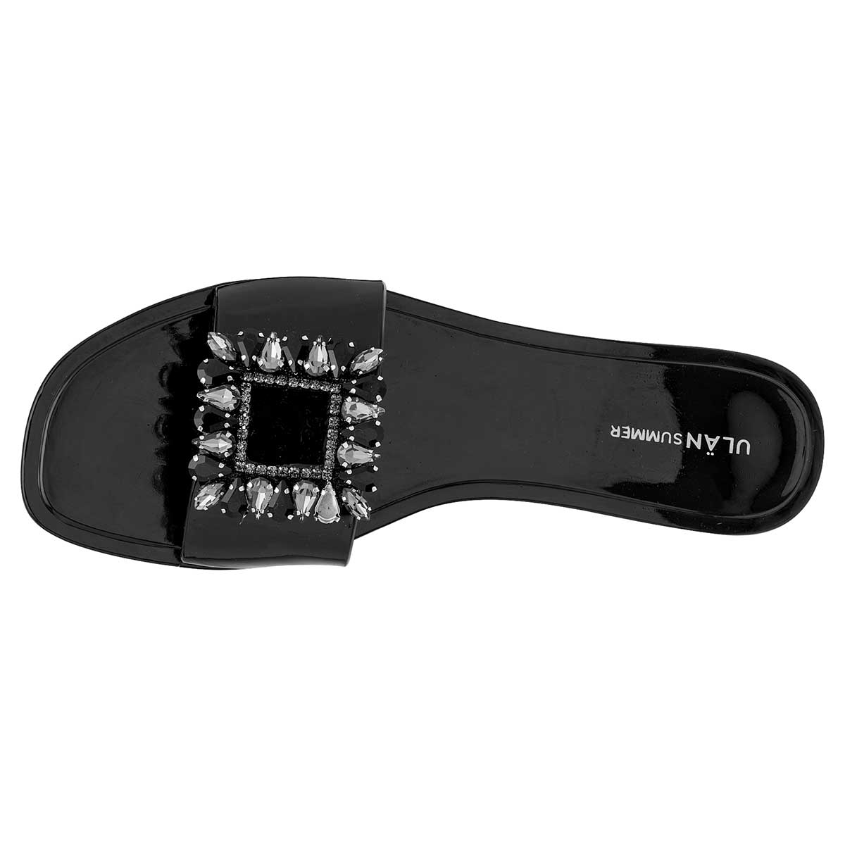Foto 3 pulgar | Sandalias Top Moda Negras para Mujer