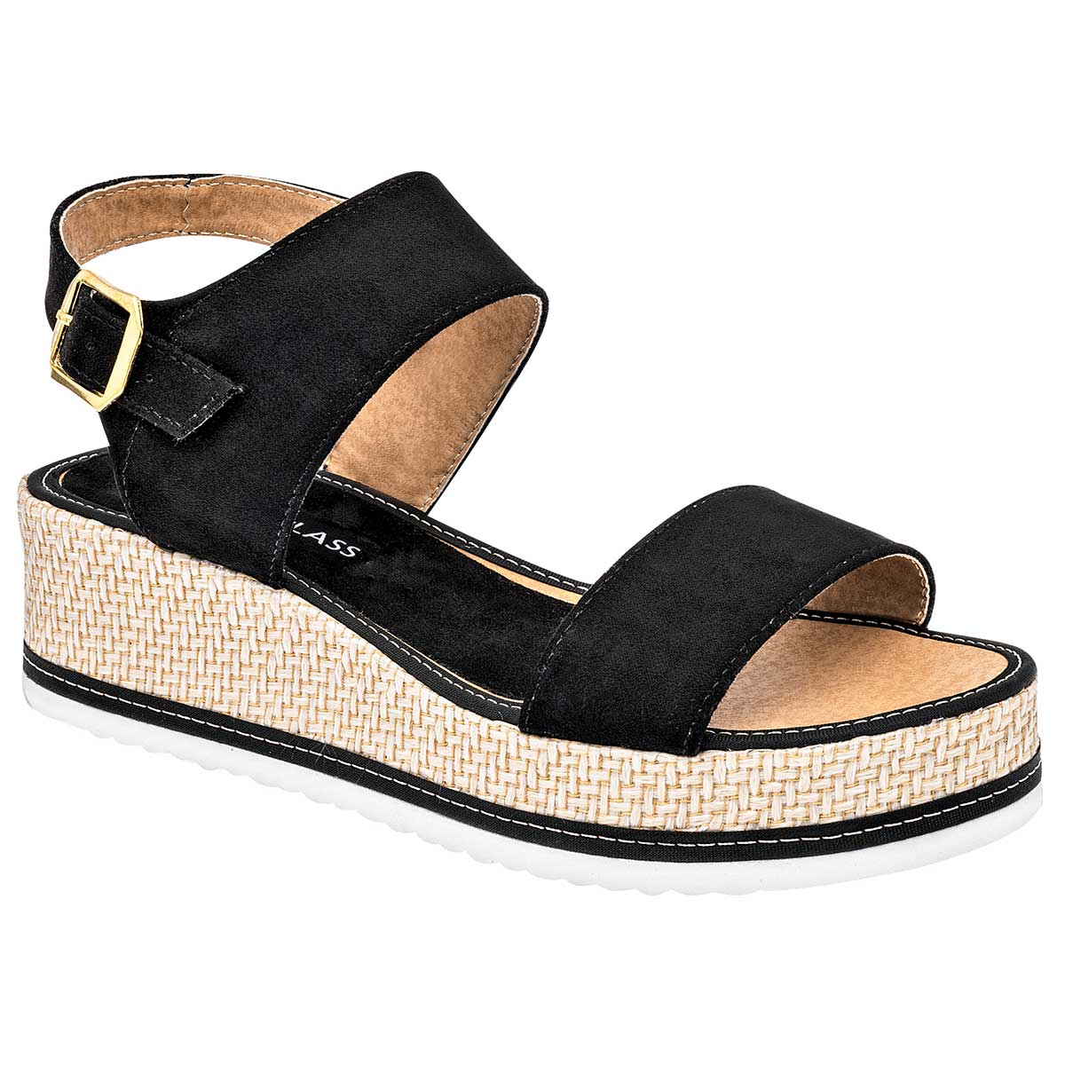 Sandalias Been Class Negras para Mujer