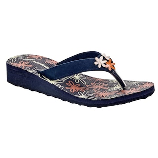 Foto 1 | Sandalias Sideletas Marino para Mujer