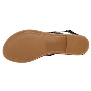 Foto 3 | Sandalia Felisa Villalobos color Camel con Marino Código 102253-1 para Mujer