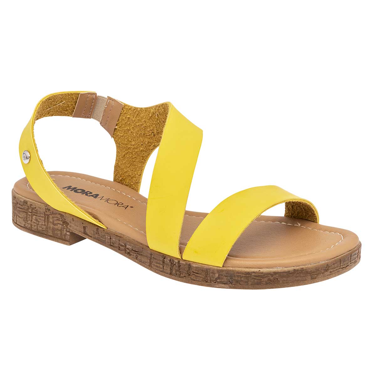Foto 2 pulgar | Sandalias MoraMora Amarillas para Mujer