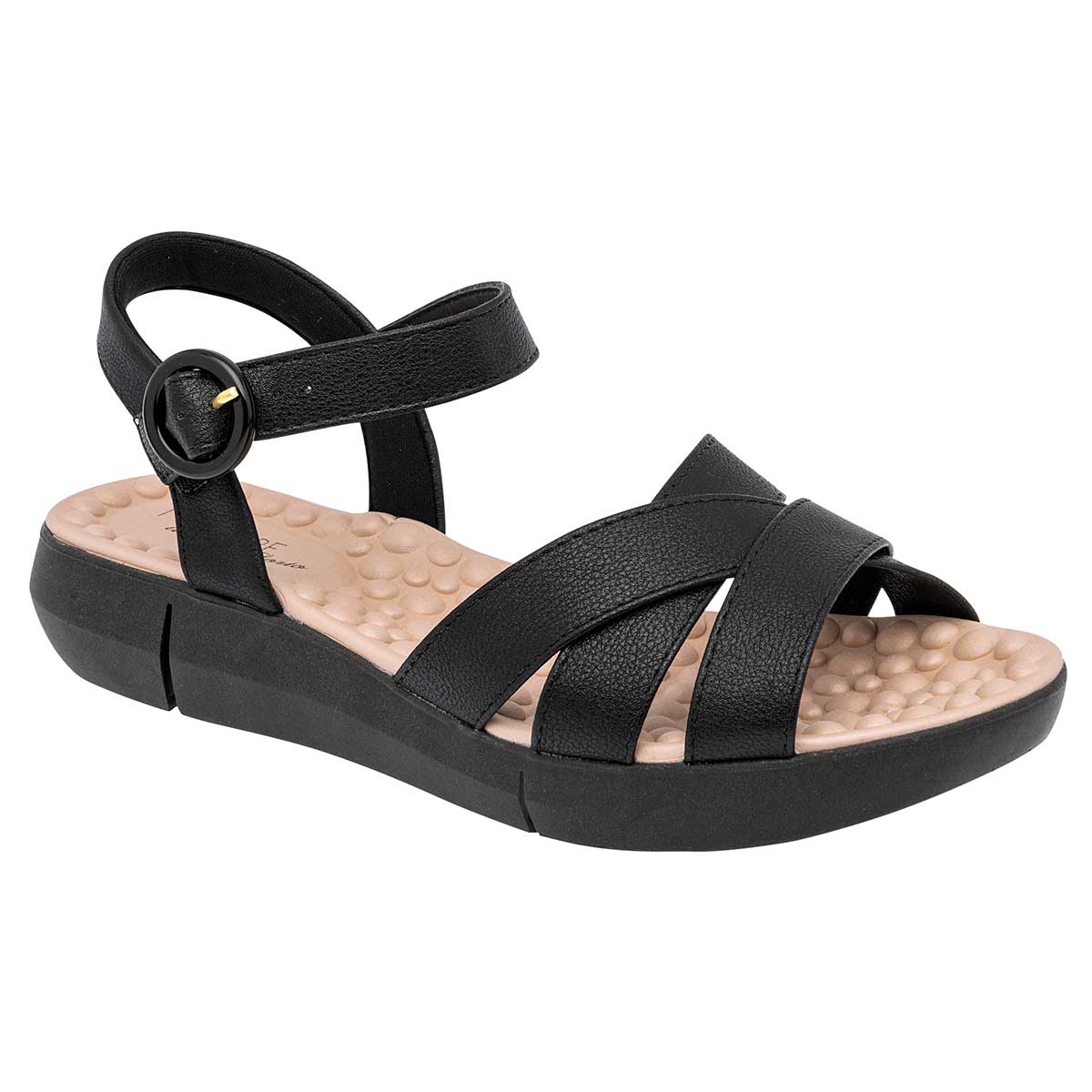 Foto 1 | Sandalia Modare Negro 117040-1 para Mujer