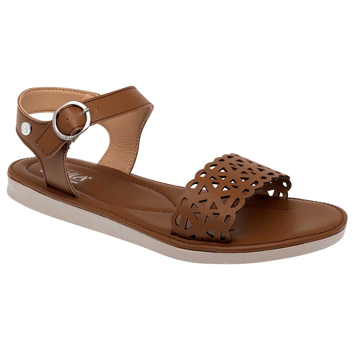 Foto 2 pulgar | Sandalias Etnia 108547-1 Camel para Mujer