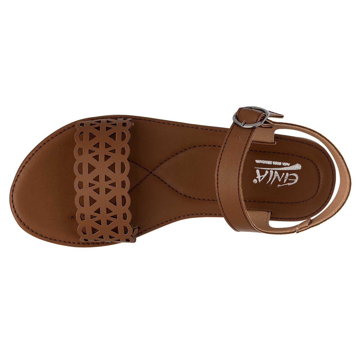 Foto 3 pulgar | Sandalias Etnia 108547-1 Camel para Mujer