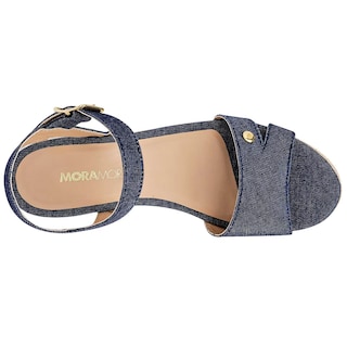 Foto 2 | Sandalias Moramora 118469-1 Azul para Mujer