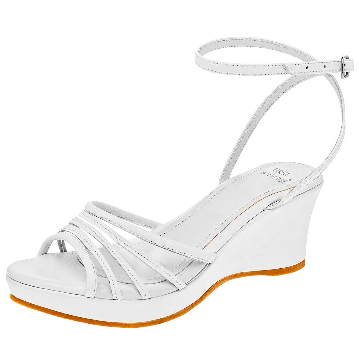 Sandalias First Avenue 101664-1 Blancas para Mujer