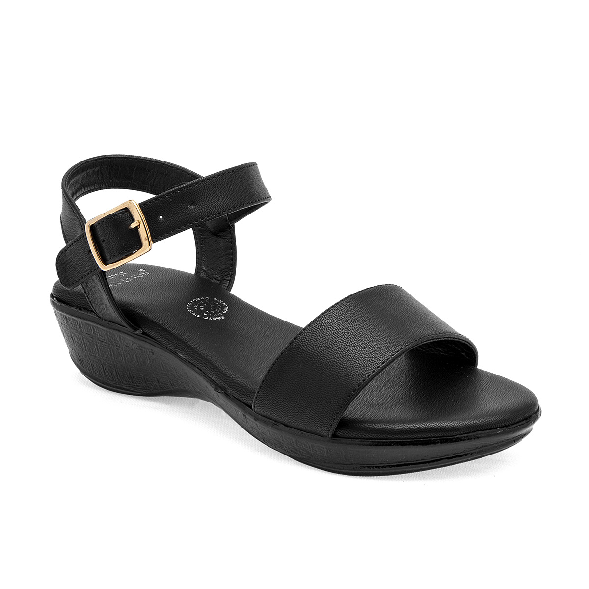 Sandalia para Mujer First Avenue Negro 121597-e