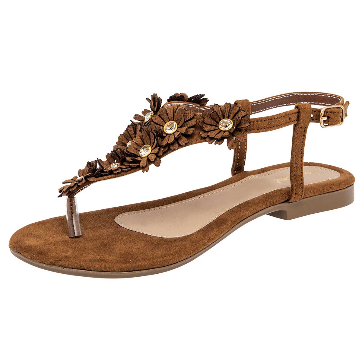 Foto 2 pulgar | Sandalia Sexy Girl Camel 117254-1 para Mujer