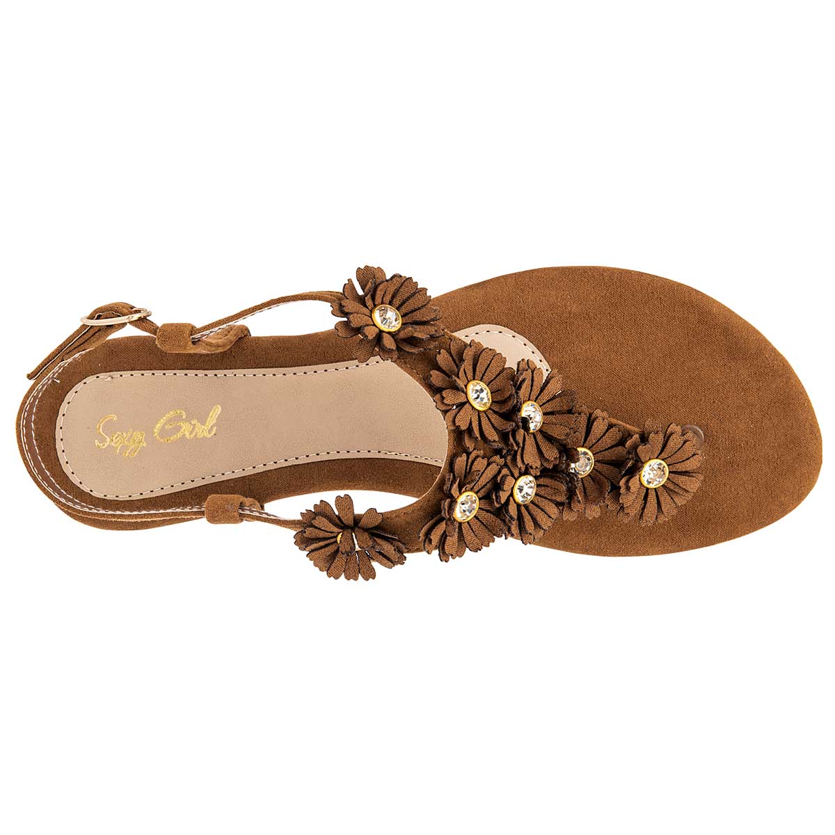 Foto 2 | Sandalia Sexy Girl Camel 117254-1 para Mujer