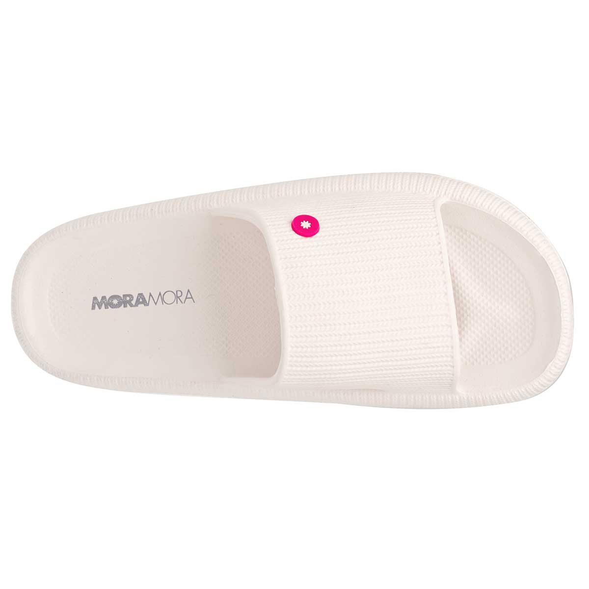 Foto 3 pulgar | Sandalia Para Mujer MoraMora Blanca 113396-1