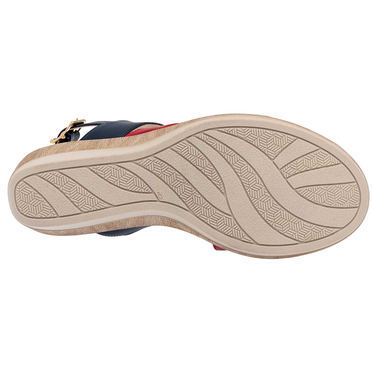 Foto 4 pulgar | Sandalias Diexca Marino Rojo Beige para Mujer