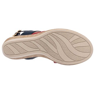 Foto 3 | Sandalias Diexca Marino Rojo Beige para Mujer