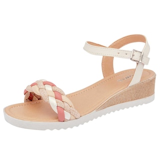 Foto 1 | Sandalia Jeans Shoes Blanco Código 108848-2 para Mujer