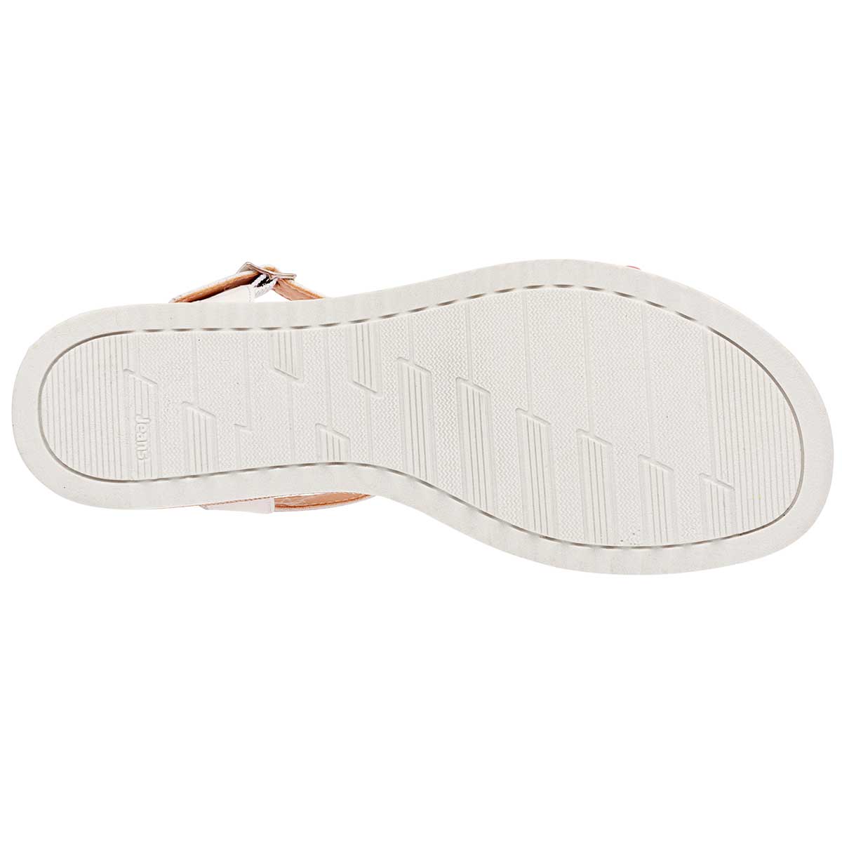 Foto 3 | Sandalia Jeans Shoes Blanco Código 108848-2 para Mujer