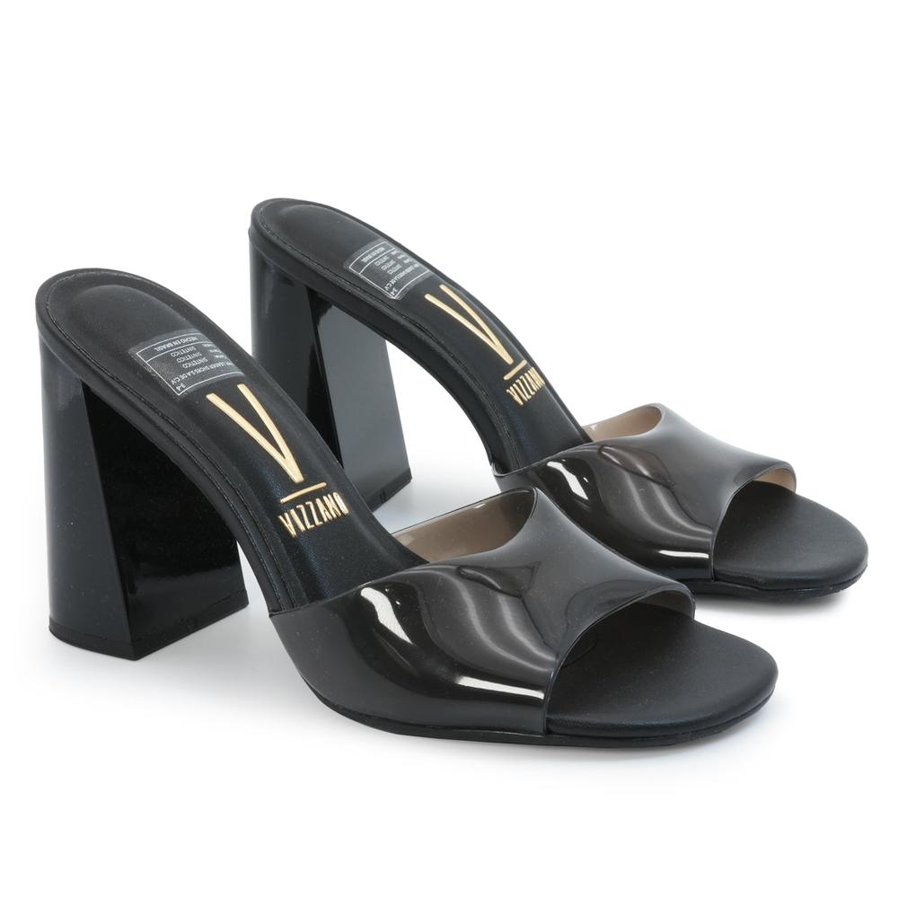Foto 5 | Sandalias de Tacón Vizzano Negros para Mujer