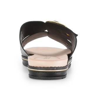 Foto 4 | Sandalias Beira Rio Romina Buckle Negras para Mujer