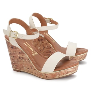 Foto 5 | Sandalias de Plataforma Vizzano Sara Pel Beige para Mujer