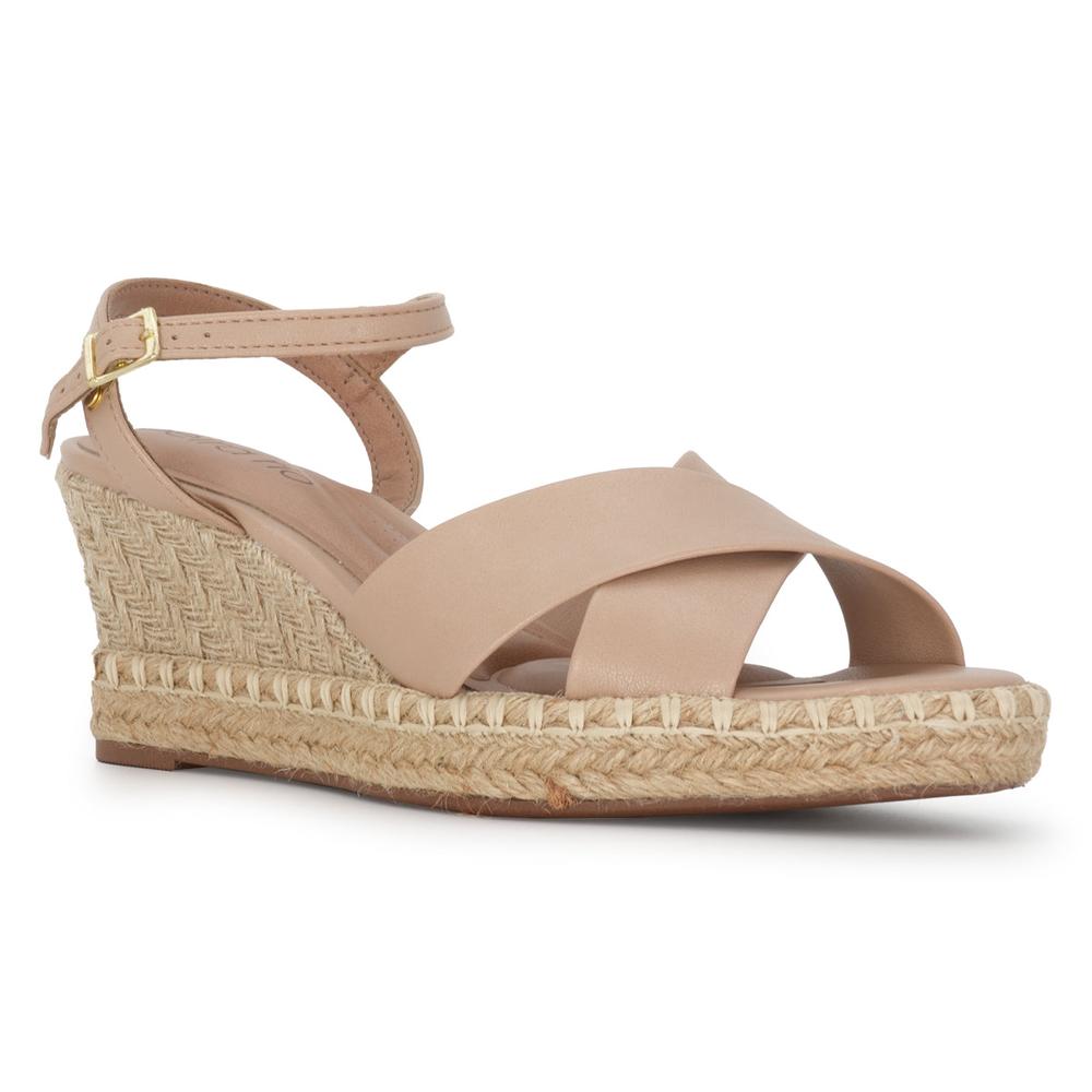 Foto 3 pulgar | Sandalia Tacón Medio Para Mujer Beira Rio Grace Jute Beige