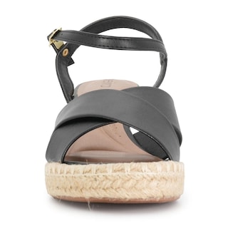 Foto 3 | Sandalias de Tacón Beira Rio Grace Jute Negras para Mujer