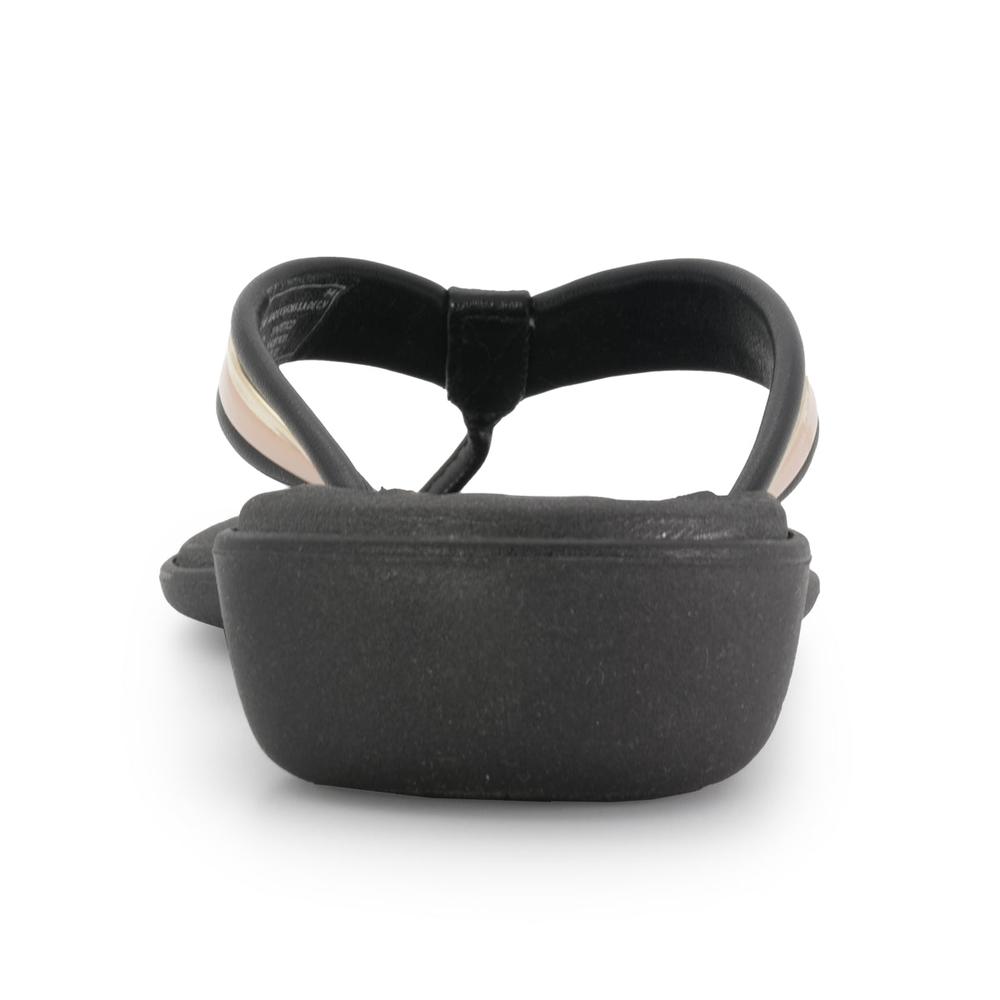 Foto 5 pulgar | Sandalia Tacón Bajo Beira Rio Monique Premium Negro para Mujer