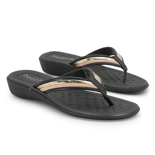 Foto 5 | Sandalia Tacón Bajo Beira Rio Monique Premium Negro para Mujer