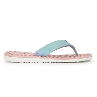 Foto 1 | Sandalia Flat Beira Rio Mady Holographic Azul para Mujer